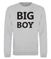 Свитшот BIG BOY Серый меланж фото