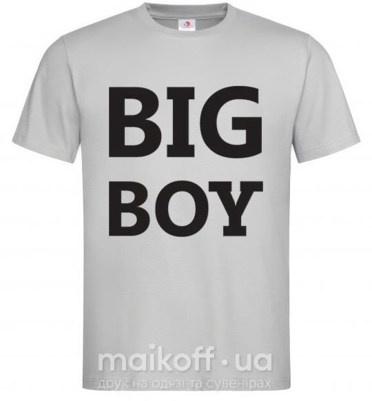 Чоловіча футболка BIG BOY Сірий фото
