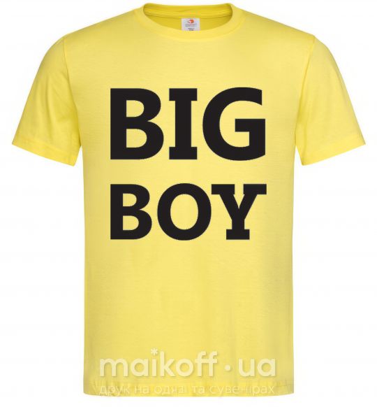 Мужская футболка BIG BOY Лимонный фото