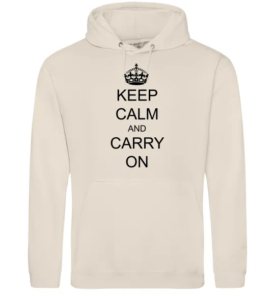 Мужская толстовка (худи) KEEP CALM AND CARRY ON Таш фото
