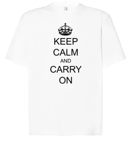 Футболка Оверсайз Keep Calm And Say Cheese Белый фото