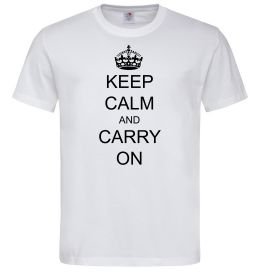 Чоловіча футболка KEEP CALM AND CARRY ON Чоловіча футболка KEEP CALM AND CARRY ON