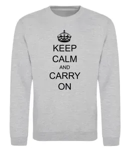 Свитшот Keep calm and drive Honda Серый меланж фото