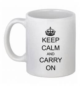 Чашка керамічна KEEP CALM AND CARRY ON Чашка керамічна KEEP CALM AND CARRY ON