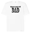 Футболка Оверсайз WORLD'S GREATEST DAD Белый фото