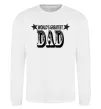 Світшот WORLD'S GREATEST DAD Білий фото