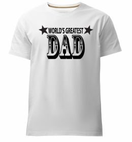 Мужская премиум футболка WORLD'S GREATEST DAD