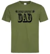 Мужская футболка WORLD'S GREATEST DAD Оливковый фото