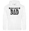 Мужская толстовка (худи) WORLD'S GREATEST DAD Белый фото