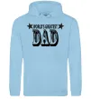 Мужская толстовка (худи) WORLD'S GREATEST DAD Голубой Мужская толстовка (худи) WORLD'S GREATEST DAD Голубой фото