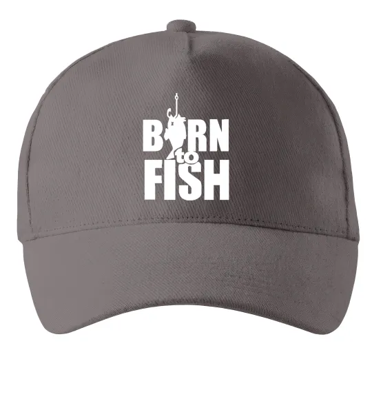 Кепка BORN TO FISH Серый фото