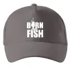 Кепка BORN TO FISH Серый фото