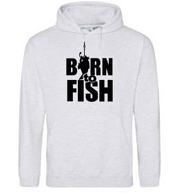 Мужская толстовка (худи) BORN TO FISH