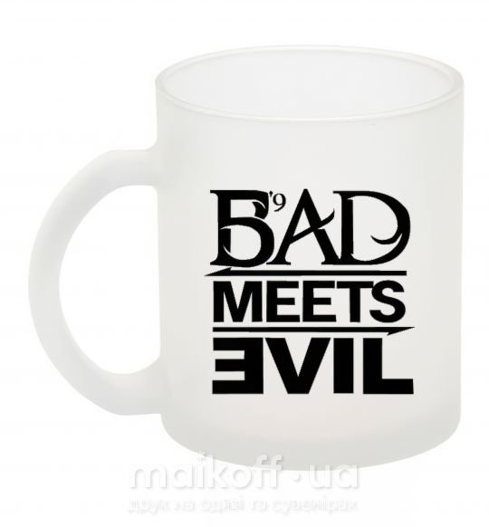 Чашка скляна BAD MEETS EVIL Фроузен фото