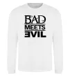 Свитшот BAD MEETS EVIL Белый фото