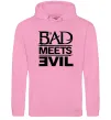 Чоловіча толстовка (худі) BAD MEETS EVIL Рожевий Чоловіча толстовка (худі) BAD MEETS EVIL Рожевий фото