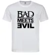 Чоловіча футболка BAD MEETS EVIL Білий фото