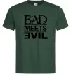 Чоловіча футболка BAD MEETS EVIL Темно-зелений фото