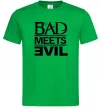 Чоловіча футболка BAD MEETS EVIL Зелений фото