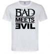 Чоловіча футболка BAD MEETS EVIL Білий фото