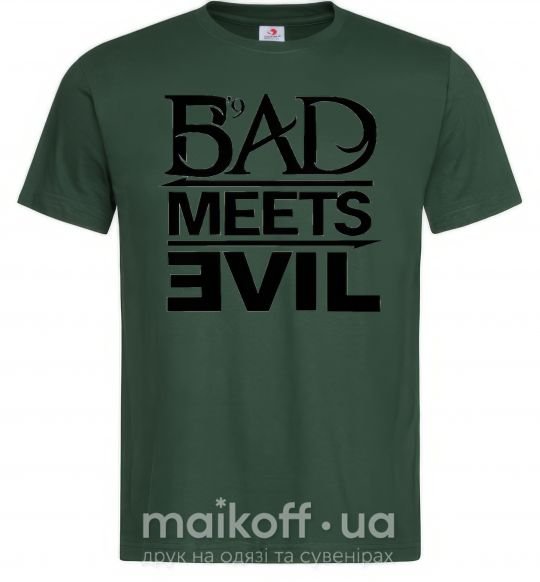 Чоловіча футболка BAD MEETS EVIL Темно-зелений фото