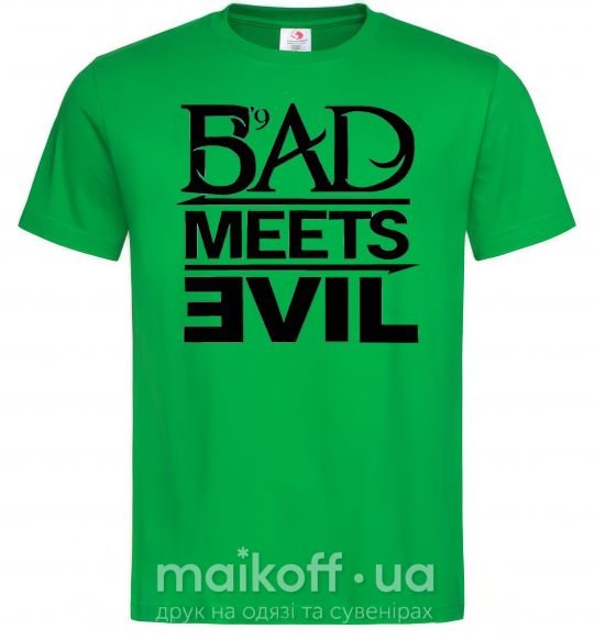 Чоловіча футболка BAD MEETS EVIL Зелений фото