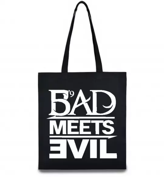 Эко-сумка BAD MEETS EVIL Черный фото