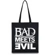 Эко-сумка BAD MEETS EVIL Черный фото