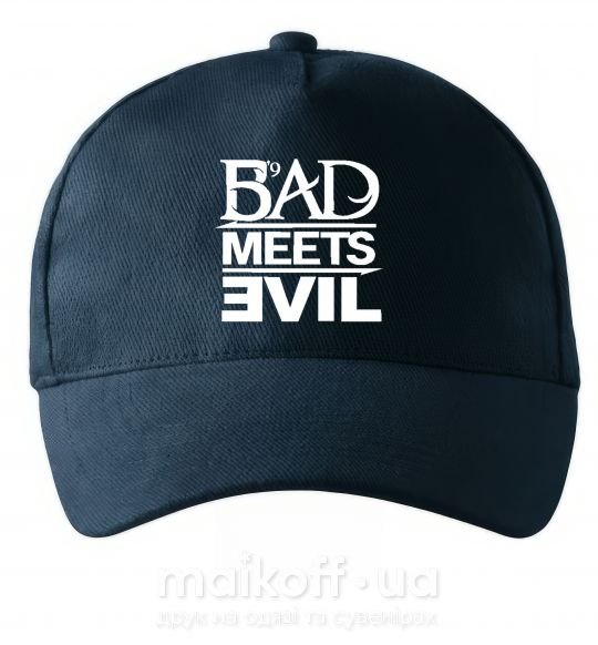 Кепка BAD MEETS EVIL Темно-синий фото