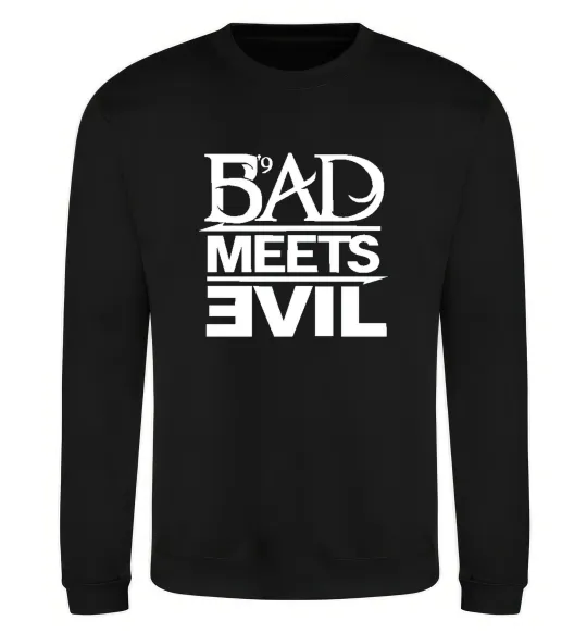 Свитшот BAD MEETS EVIL Черный фото