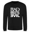 Свитшот BAD MEETS EVIL Черный фото