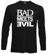 Лонгслив BAD MEETS EVIL Черный фото