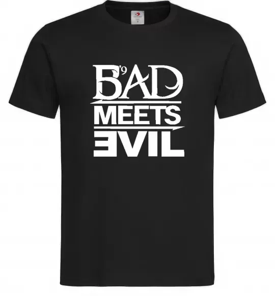 Чоловіча футболка BAD MEETS EVIL Чорний фото