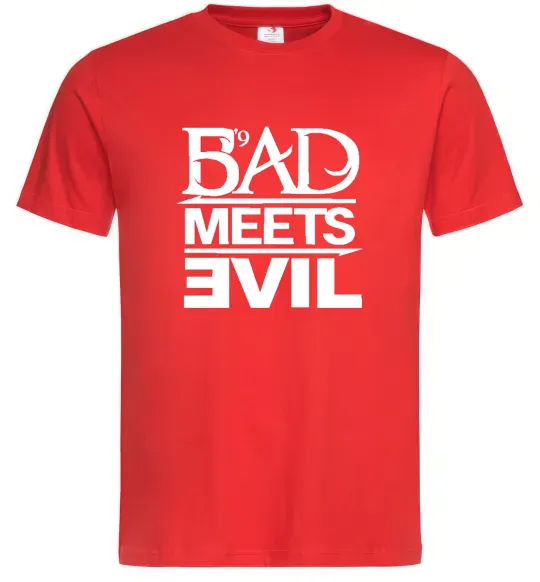 Чоловіча футболка BAD MEETS EVIL Червоний фото