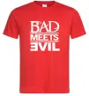 Чоловіча футболка BAD MEETS EVIL Червоний фото