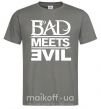 Мужская футболка BAD MEETS EVIL Графит фото