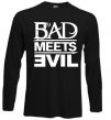 Лонгслив BAD MEETS EVIL Черный фото