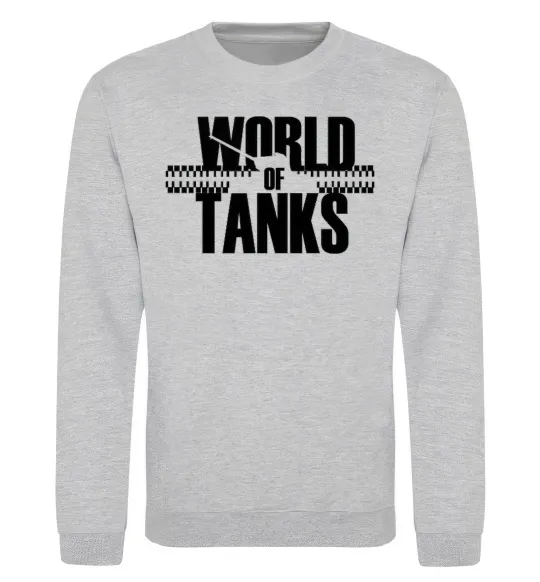 Світшот WORLD OF TANKS Сірий меланж фото