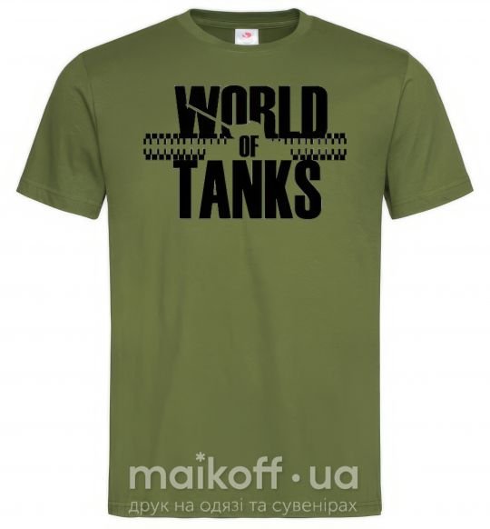Чоловіча футболка WORLD OF TANKS Оливковий фото