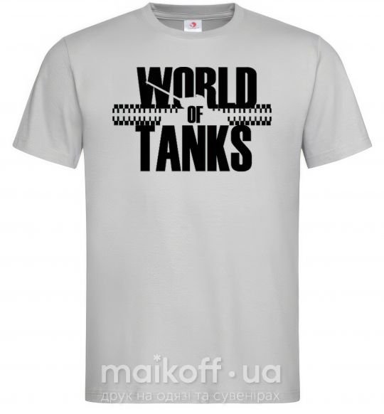Чоловіча футболка WORLD OF TANKS Сірий фото