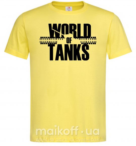 Чоловіча футболка WORLD OF TANKS Лимонний фото