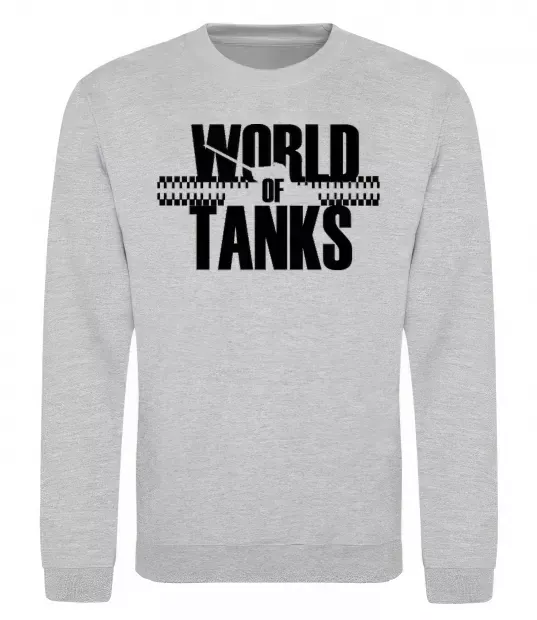 Світшот WORLD OF TANKS Сірий меланж фото