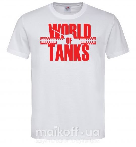 Чоловіча футболка WORLD OF TANKS Білий фото