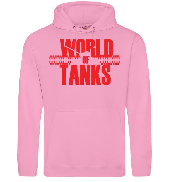 Мужская толстовка (худи) WORLD OF TANKS Розовый фото