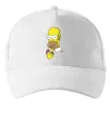 Кепка Гомер Сімпсон Білий фото