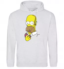 Мужская толстовка (худи) Лев парна Черный фото