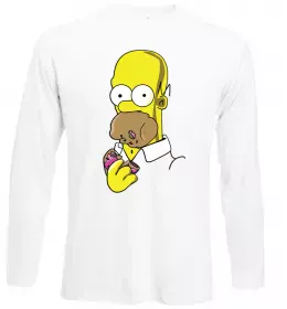 Лонгслив Пивозаврик Белый фото