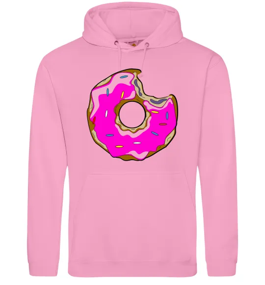 Женская толстовка (худи) +DONUT Розовый фото