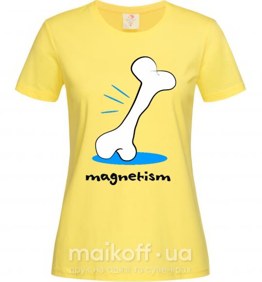 Женская футболка MAGNETISM Лимонный фото