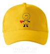 Кепка BOY WITH HEART Сонячно жовтий фото